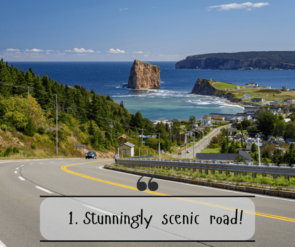 1. Stunningly scenic road 