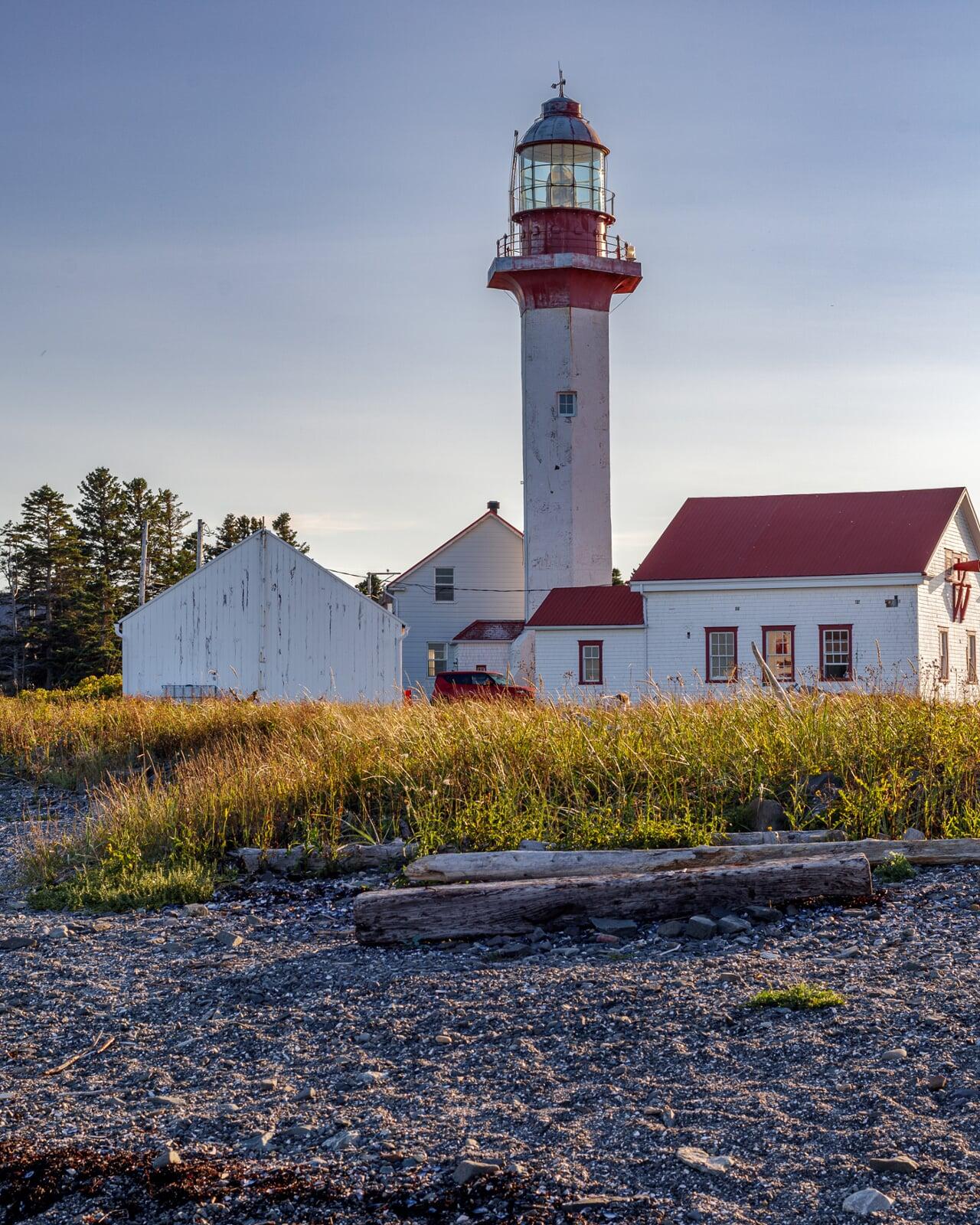 Métis lighthouse in Gaspésie, Quebec 