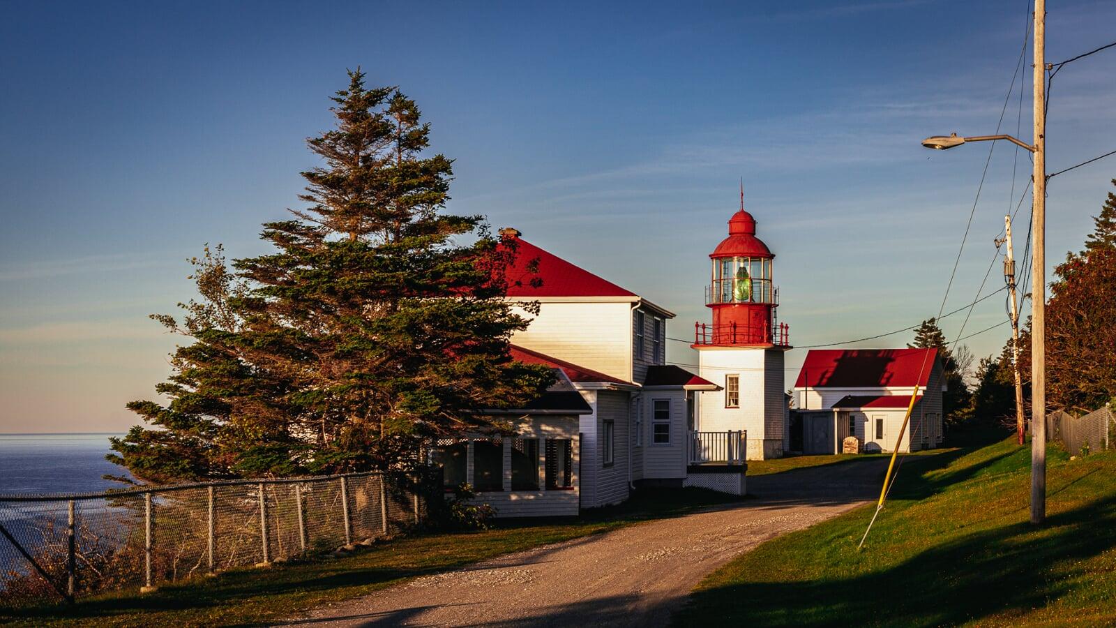 Cap-Chat lighthouse in Gaspesie, Canada
