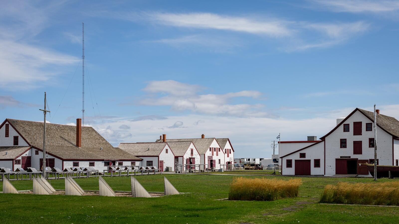 Paspebiac fishing village in Gaspesie Canada