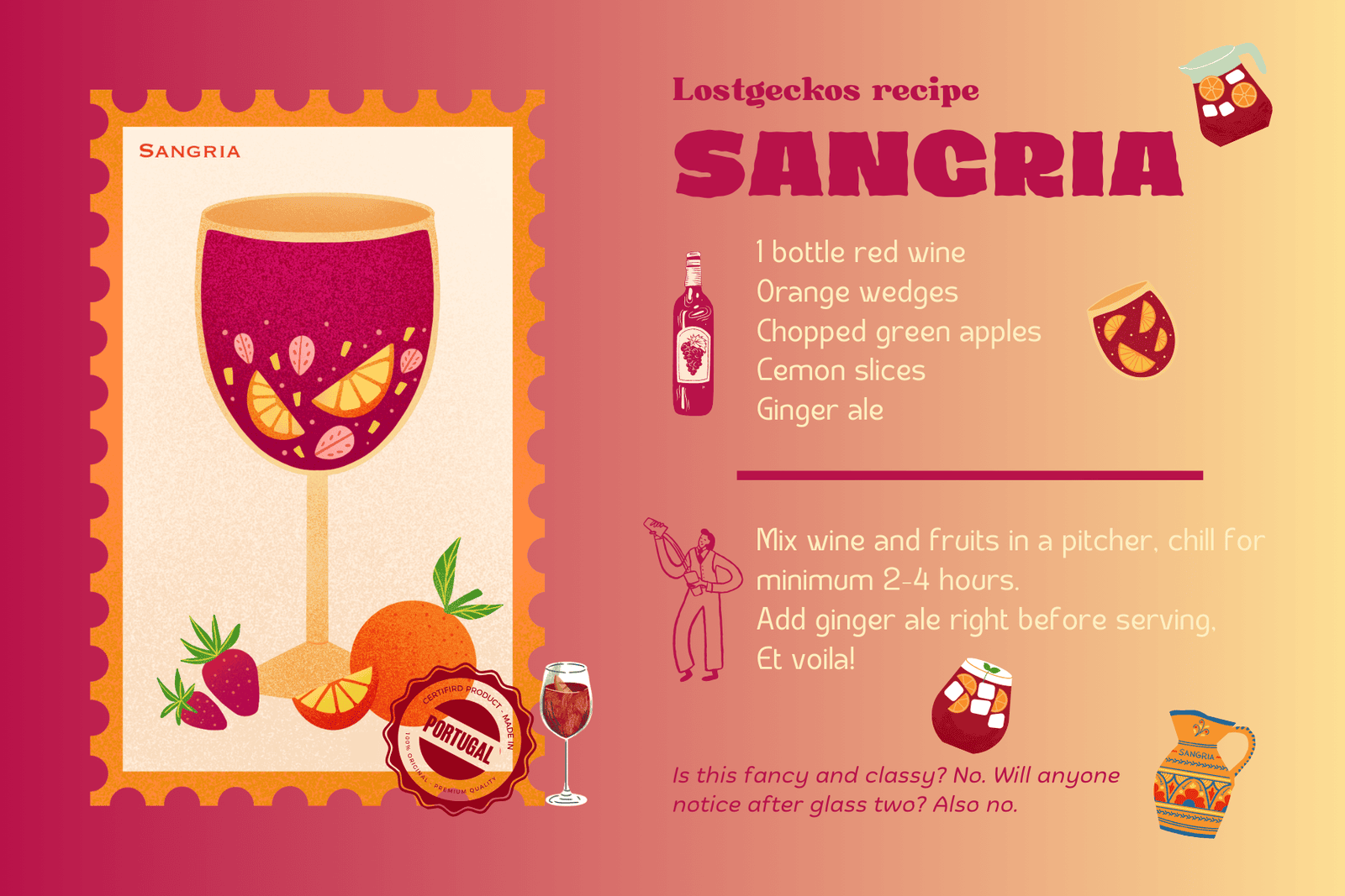 simple Sangria recipe