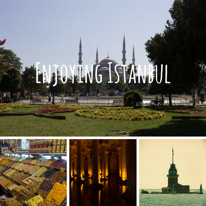 enjoying istanbul