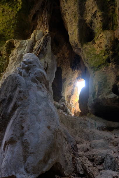 The Atmosphere At Batu Cermin One Of The Tourist Destinations In Labuan Bajo East Nusa